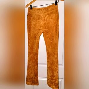 Size 25 faux suede bootleg slacks! SUPER CUTE!!